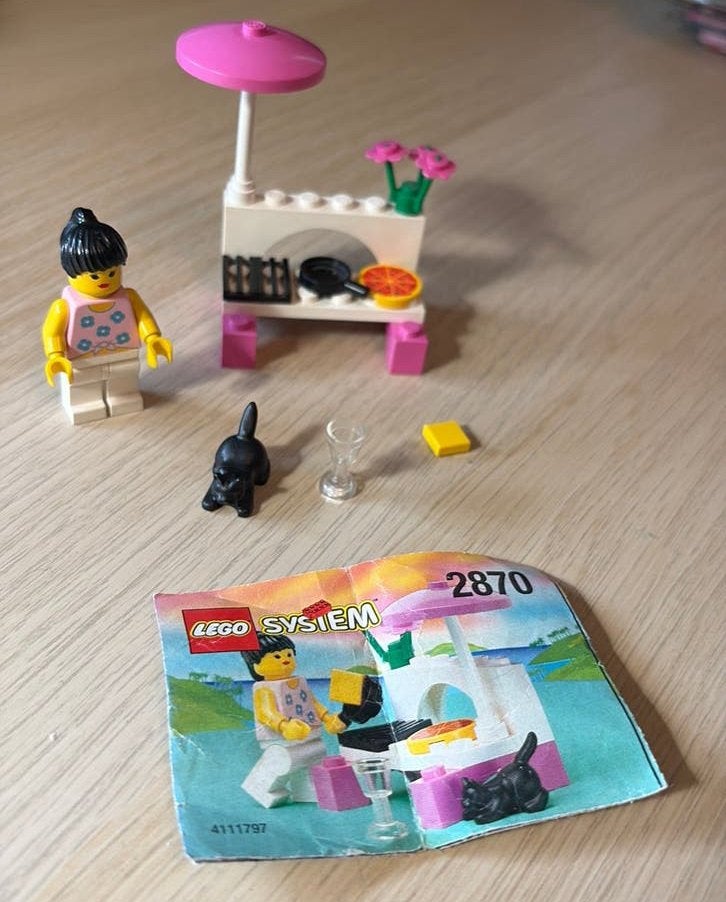 Lego 2870 Paradisa barbeque compleet, Ophalen of Verzenden, Zo goed als nieuw