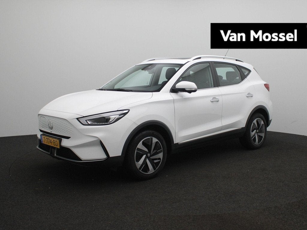 MG ZS EV Long Range Luxury 70 kWh | Apple Carplay/Android Au, Auto's, MG, 12 maanden, Gebruikt, ZS, Wit