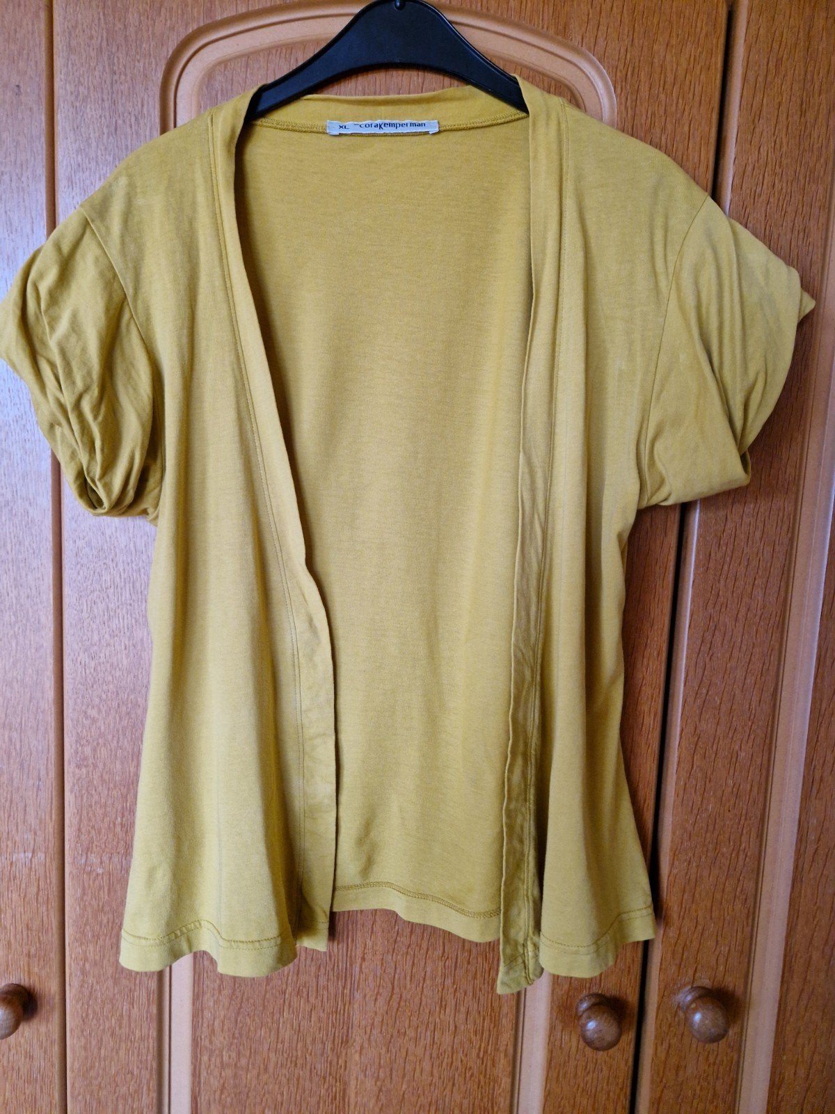 Cora Kemperman geel vestje biologisch katoen XL, Geel, Maat 46/48 (XL) of groter, Ophalen of Verzenden, Cora Kemperman