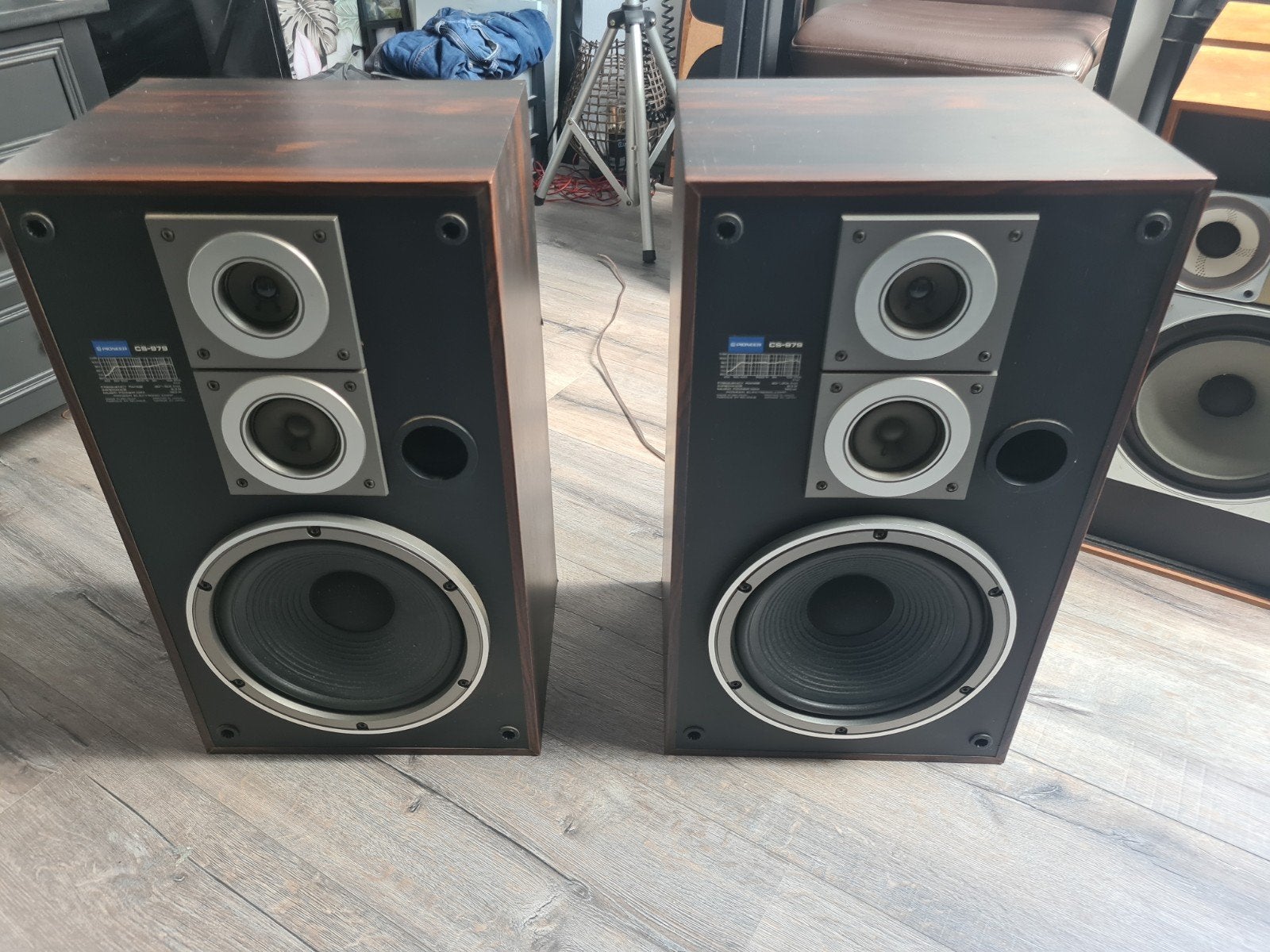 Vintage Pioneer CS 979 luidsprekers, Ophalen, Gebruikt, Minder dan 60 watt, Overige merken
