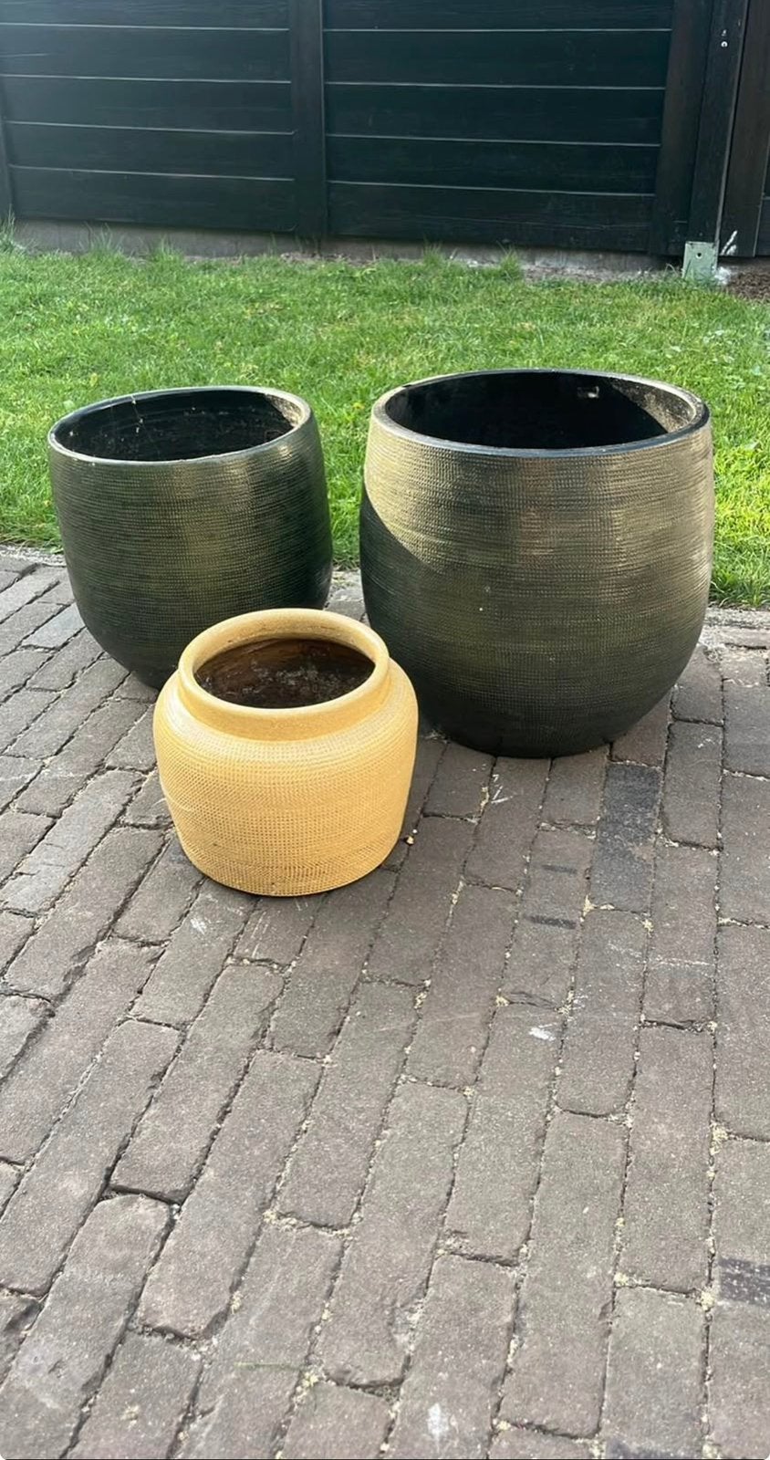Bloempotten, Ophalen, Rond, Binnen, Zo goed als nieuw
