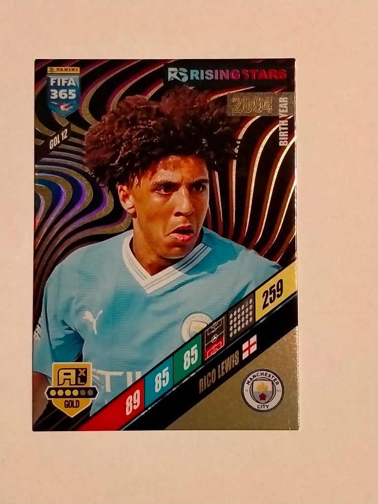 Fifa365 Fifa 365 2024 Adrenalyn Rico Lewis Panini Gol12, Ophalen of Verzenden, Gebruikt