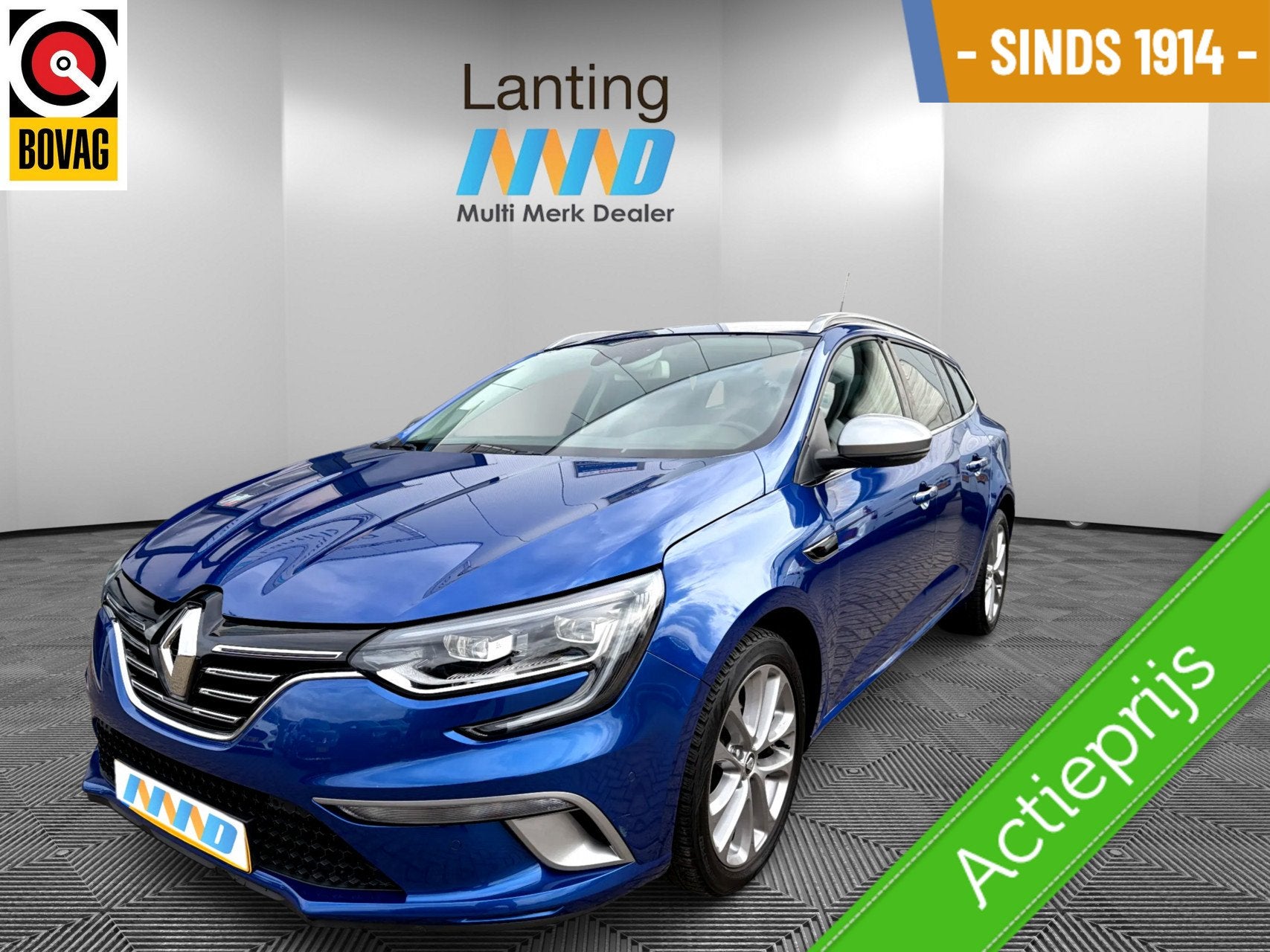Renault Megane Estate 1.2 TCe GT-Line, Auto's, Stof, Gebruikt, 4 cilinders, Met garantie (alle)
