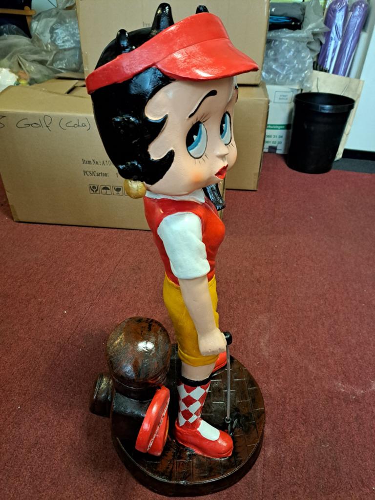 Bett Boop decoratie beeld Golfer Nieuw, Ophalen, Nieuw, Beeldje of Poppetje