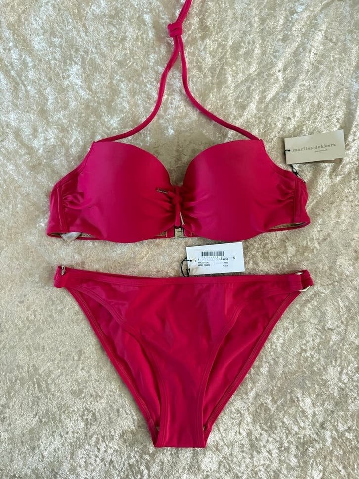 Marlies Dekkers Bikini maat 85 B broekje S, Ophalen of Verzenden, Nieuw, Roze, Bikini