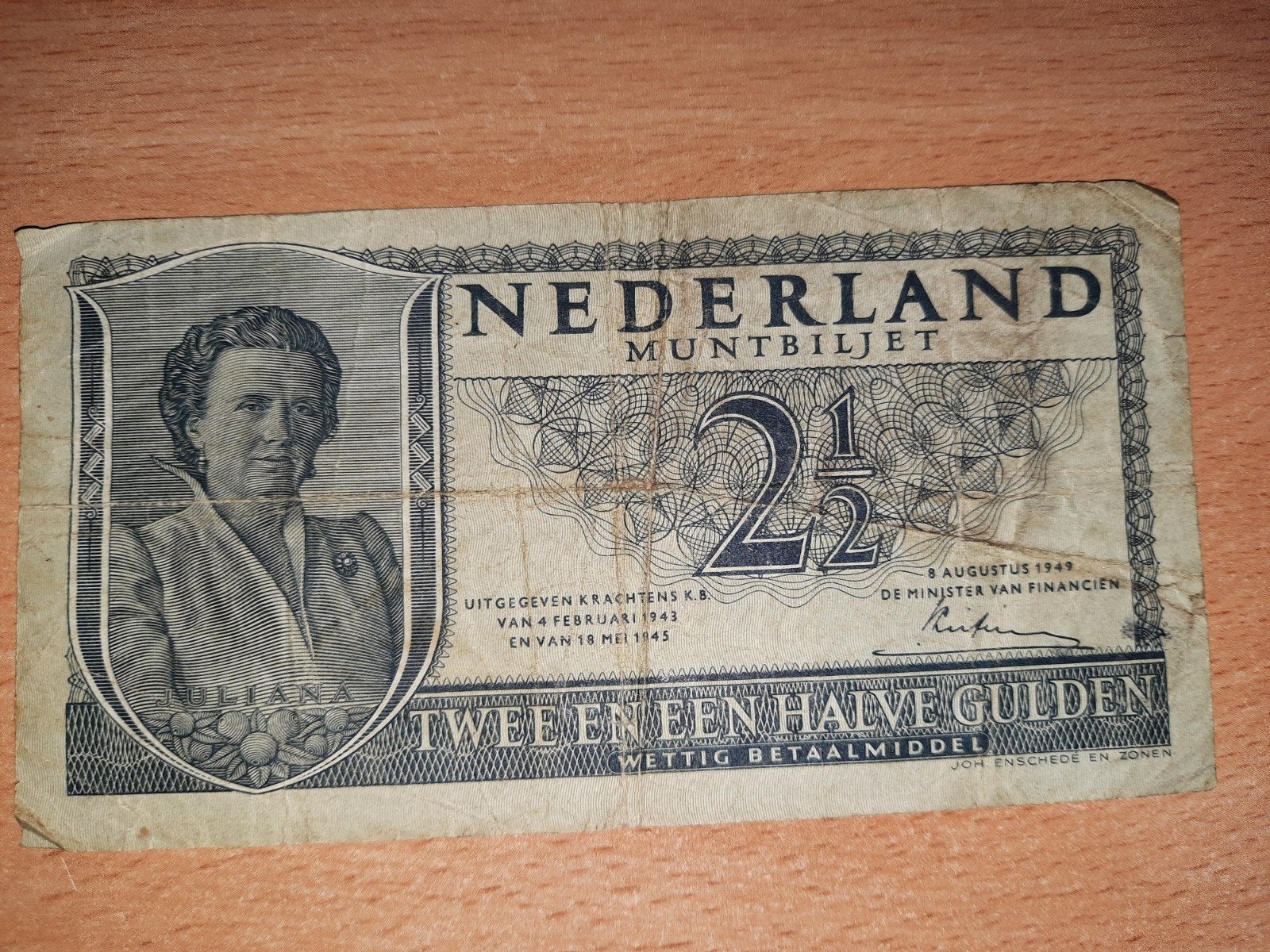 oud geld (Nederlands, Duits), Ophalen, Los biljet