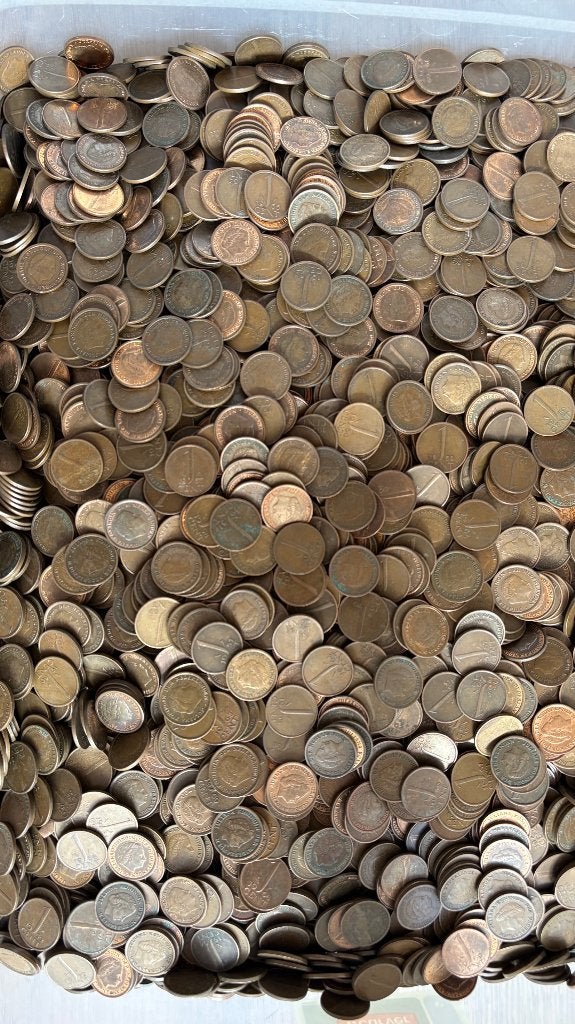 10 kilo centen Juliana - bijna tegen koperprijs, Ophalen, Koningin Juliana, 1 cent