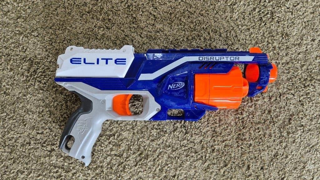 Nerf Elite Disruptor Blaster, Ophalen of Verzenden, Gebruikt