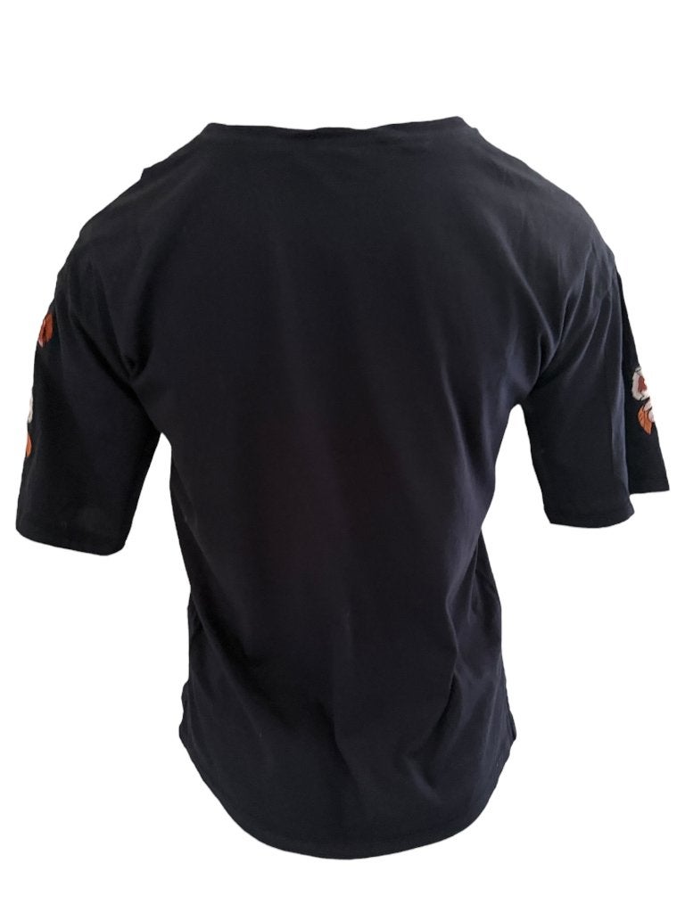 Sandro shirt S, Zwart, Ophalen of Verzenden, Zo goed als nieuw, Korte mouw