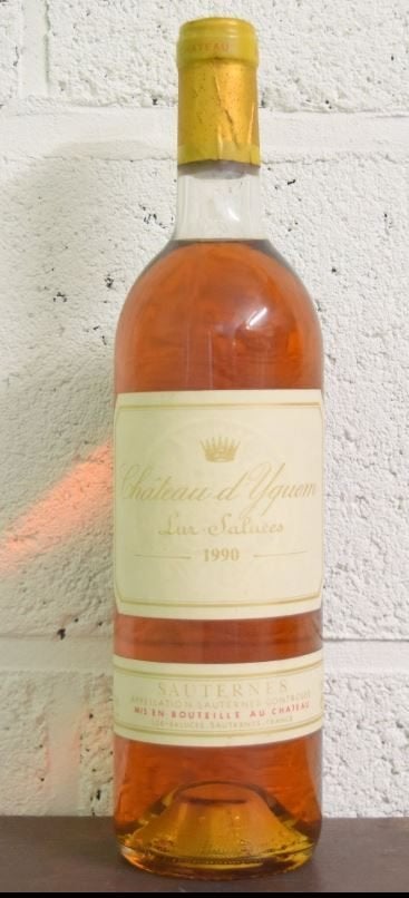 Chateau D'yquem 1990, Ophalen of Verzenden, Zo goed als nieuw, Vol, Overige typen