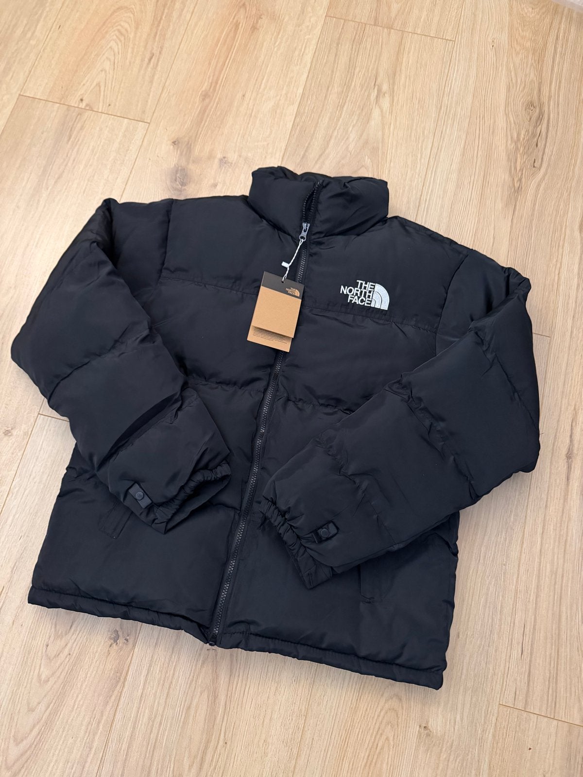 The North Face Nuptse 700 Puffer Jacket Zwart - Maat L, Ophalen of Verzenden, Zo goed als nieuw, Maat 52/54 (L), Zwart