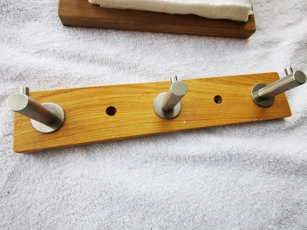 Prachtig wandkapstok Hout en RSV, Wandkapstok, Ophalen of Verzenden, Zo goed als nieuw, Minder dan 100 cm