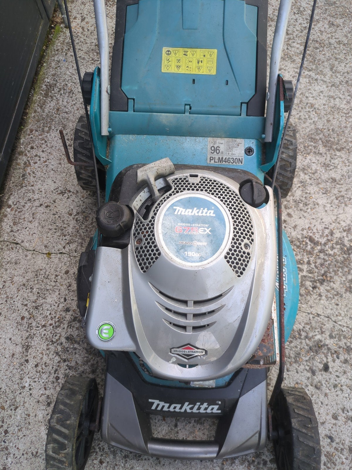 Makita PLM4630N Benzine Grasmaaier - Zo goed als nieuw, Cirkelmaaier, Ophalen of Verzenden, Zo goed als nieuw, 40 t/m 49 cm