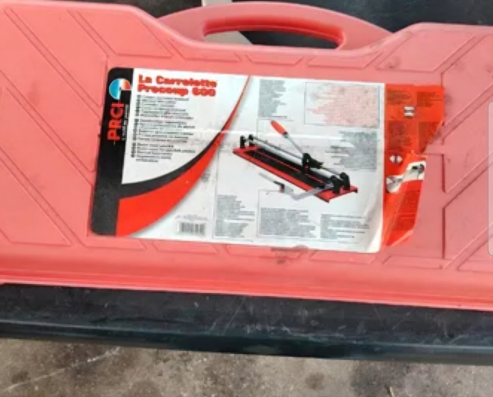 Tegelsnijder La Carrelette Procoup 600 met koffer, Doe-het-zelf en Verbouw, Ophalen of Verzenden, Gebruikt, Snijgereedschap, Overige merken