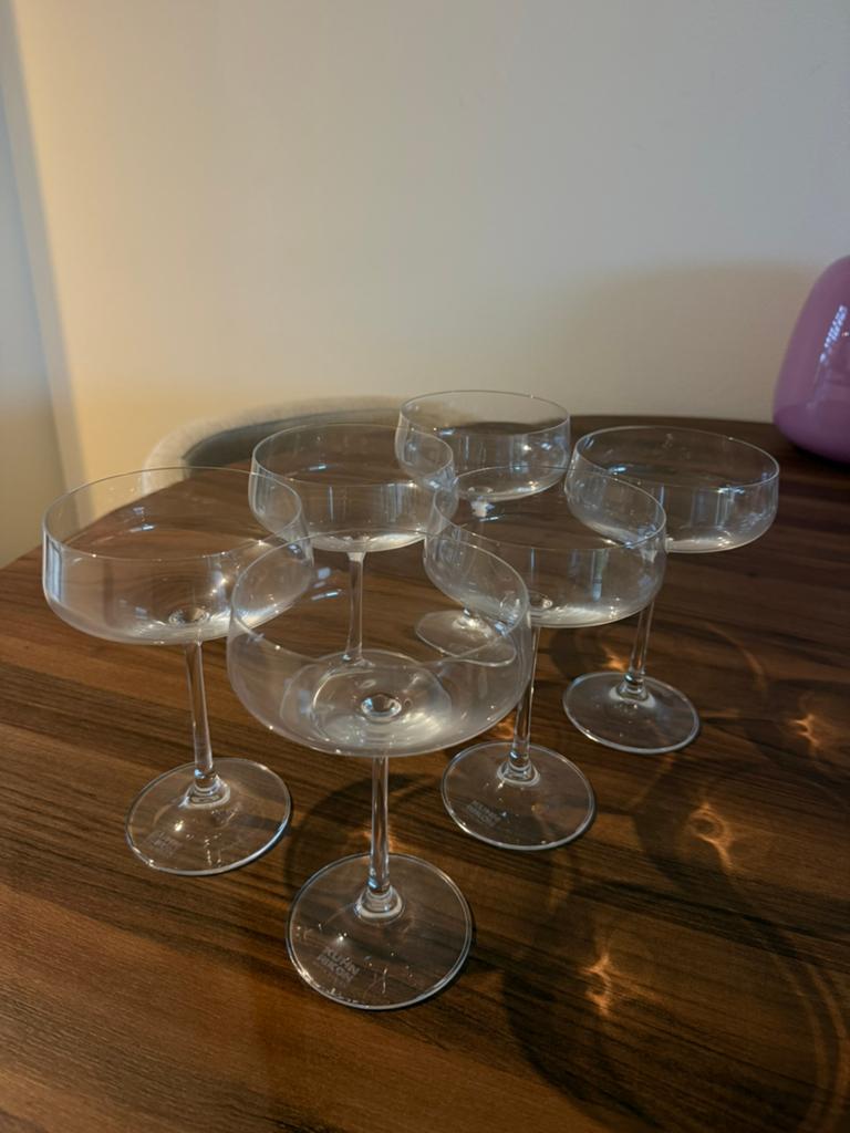 Set van 6 Nieuwe Kuhn Rikon Cocktail Glazen, Ophalen