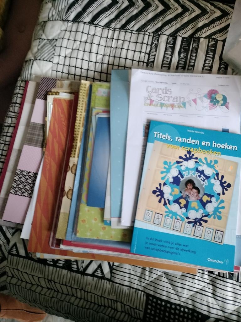 Scrapbook papier, Ophalen of Verzenden, Papier of Karton