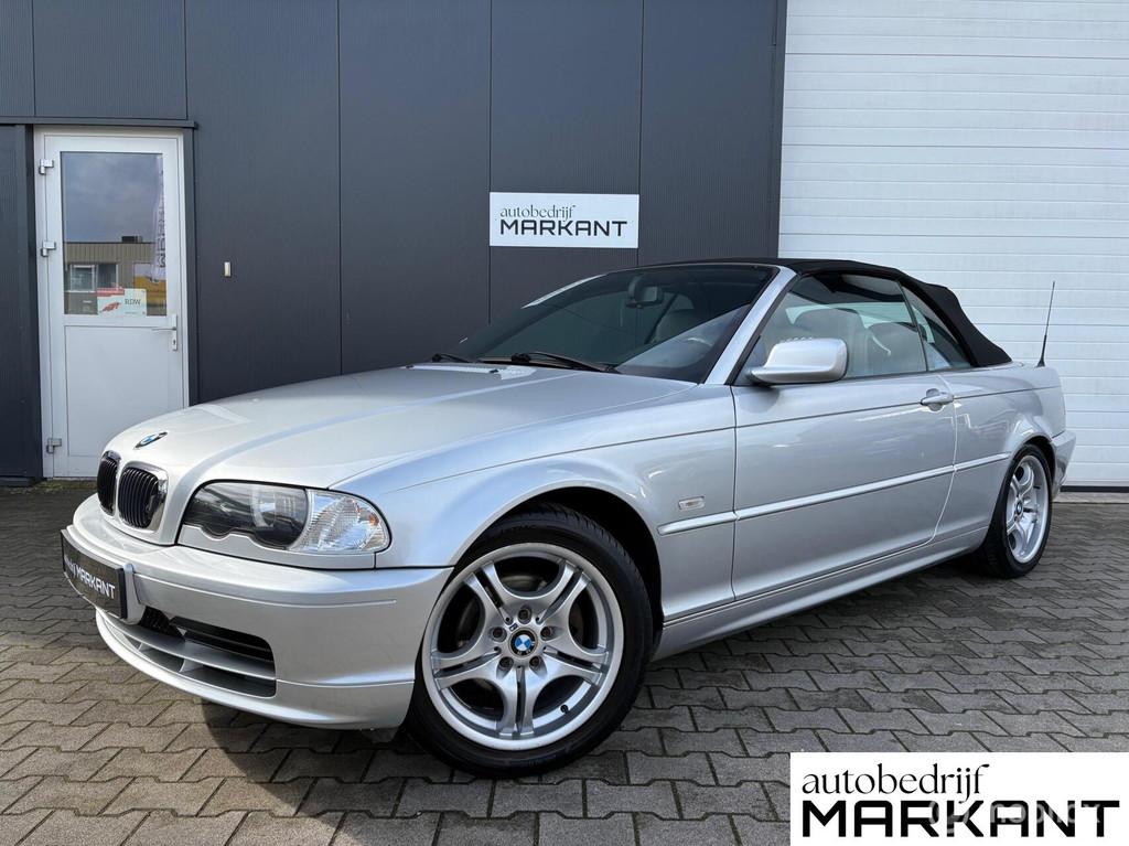 BMW 3-serie Cabrio 318Ci Executive Leder / Trekhaak / Uniek!, Auto's, BMW, Automaat, Achterwielaandrijving, 680 kg, Cabriolet