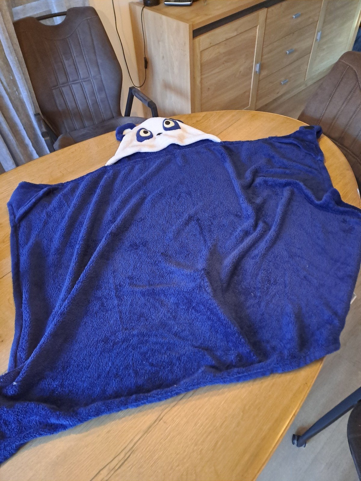 Heerlijke kinder fleece deken met panda capuchon, Ophalen of Verzenden