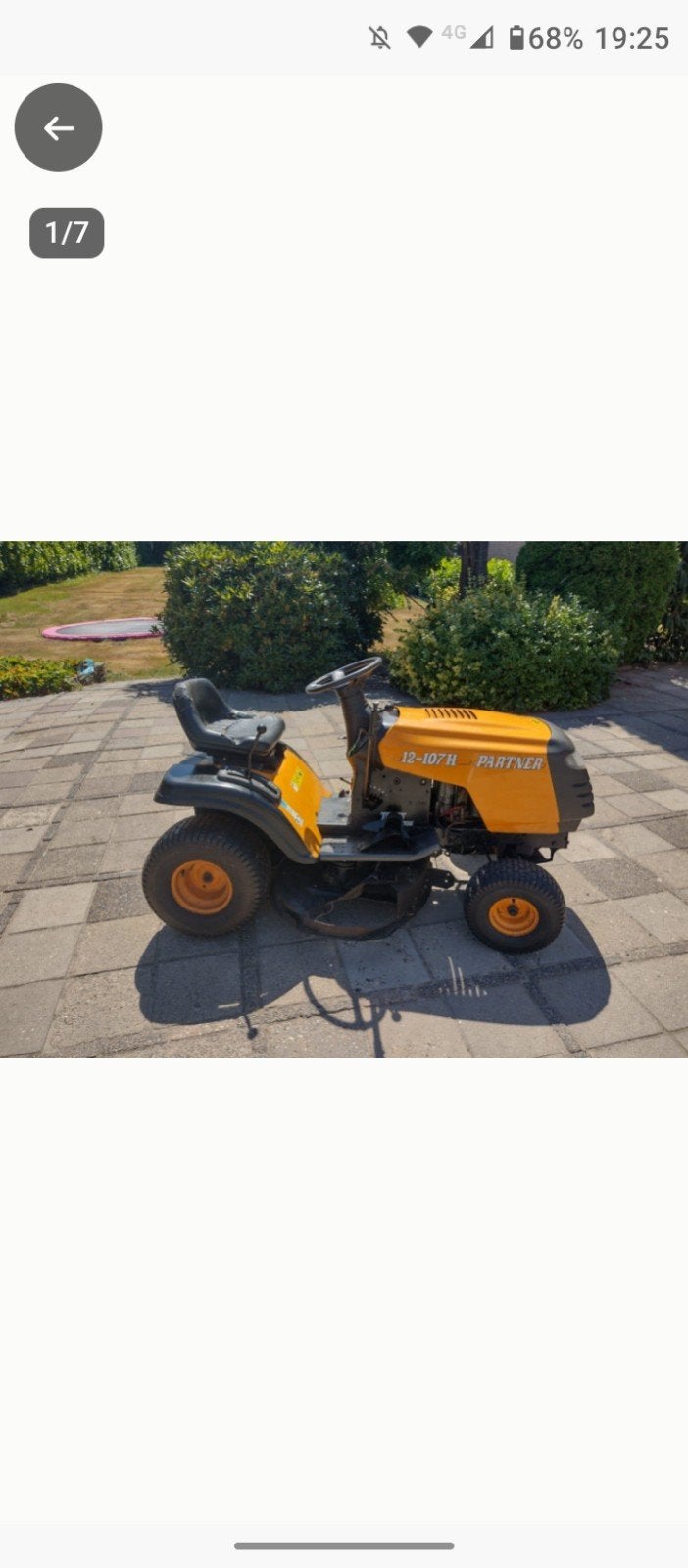 zitmaaier opknapper, Ophalen, Gebruikt