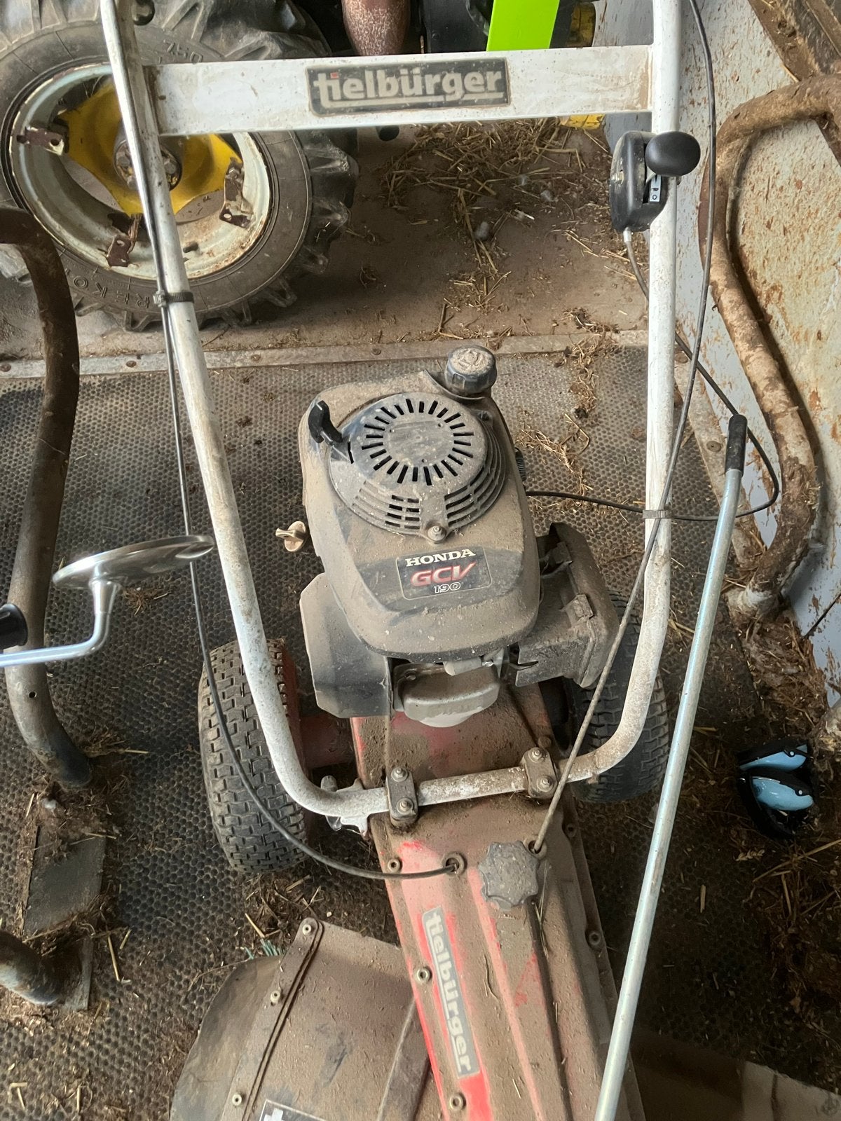 Tielbürger TK18 veegmachine met Honda GCV 135 motor, Ophalen of Verzenden, Grondbewerking
