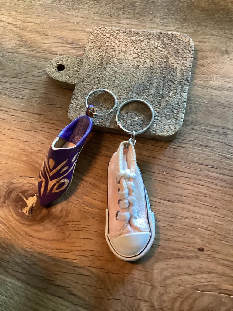 Sleutelhanger schoen, Ophalen of Verzenden, Gebruikt, Overige typen