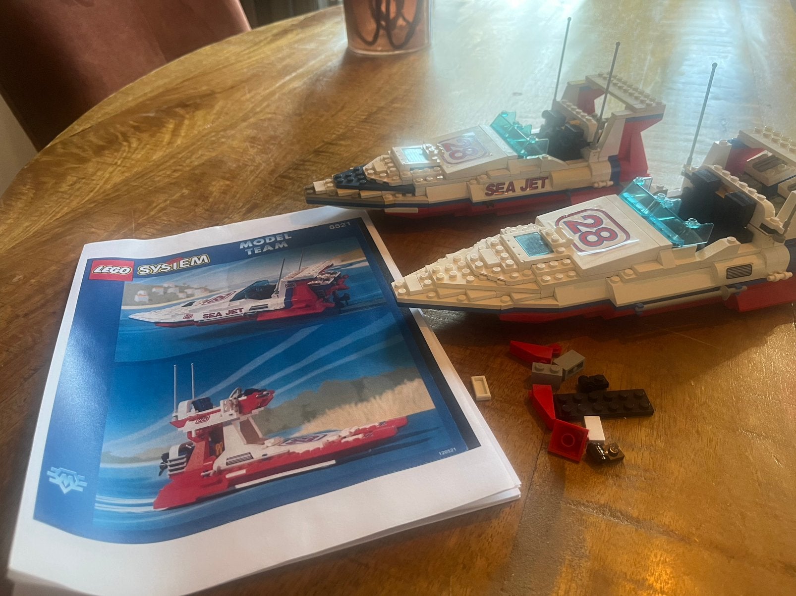 Lego modelteam 5521 ( 2 stuks), Ophalen of Verzenden, Zo goed als nieuw