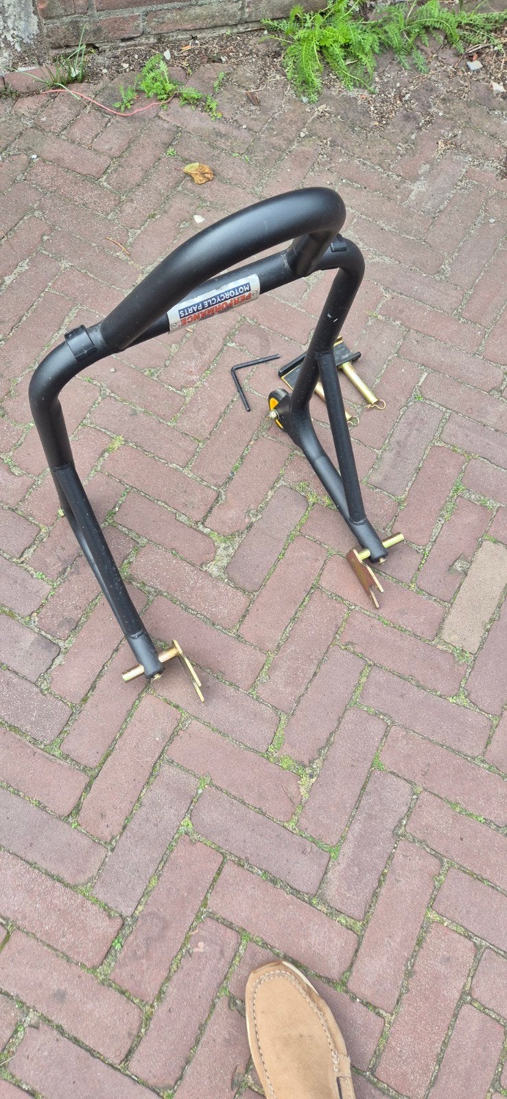 Motorfiets paddockstand achterwiel, Motoren, Ophalen, Gebruikt