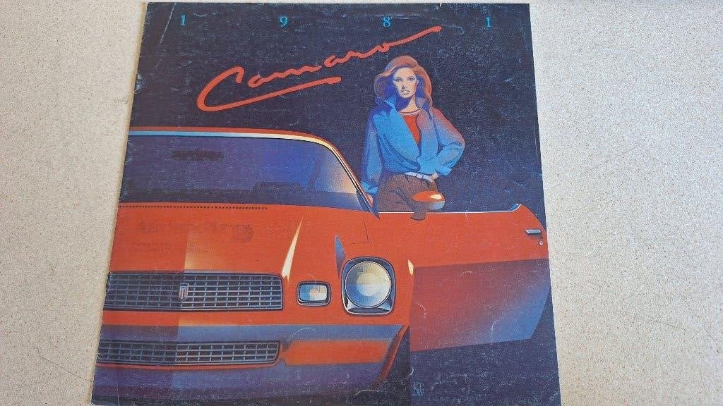 Chevrolet Camaro Brochure 1981 - Zeldzaam, Gelezen, Chevrolet, Chevrolet, Ophalen of Verzenden
