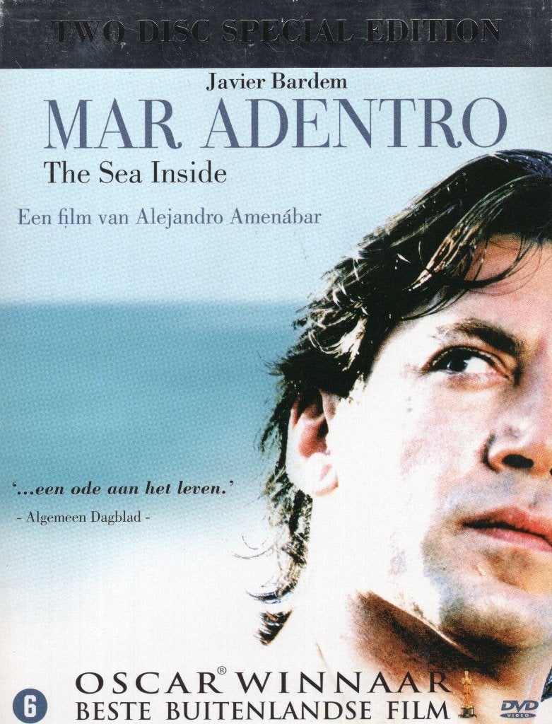 The Sea Inside - Mar Adentro 2 DVD-editie, Alle leeftijden, Nederlands, Spaans, Zo goed als nieuw