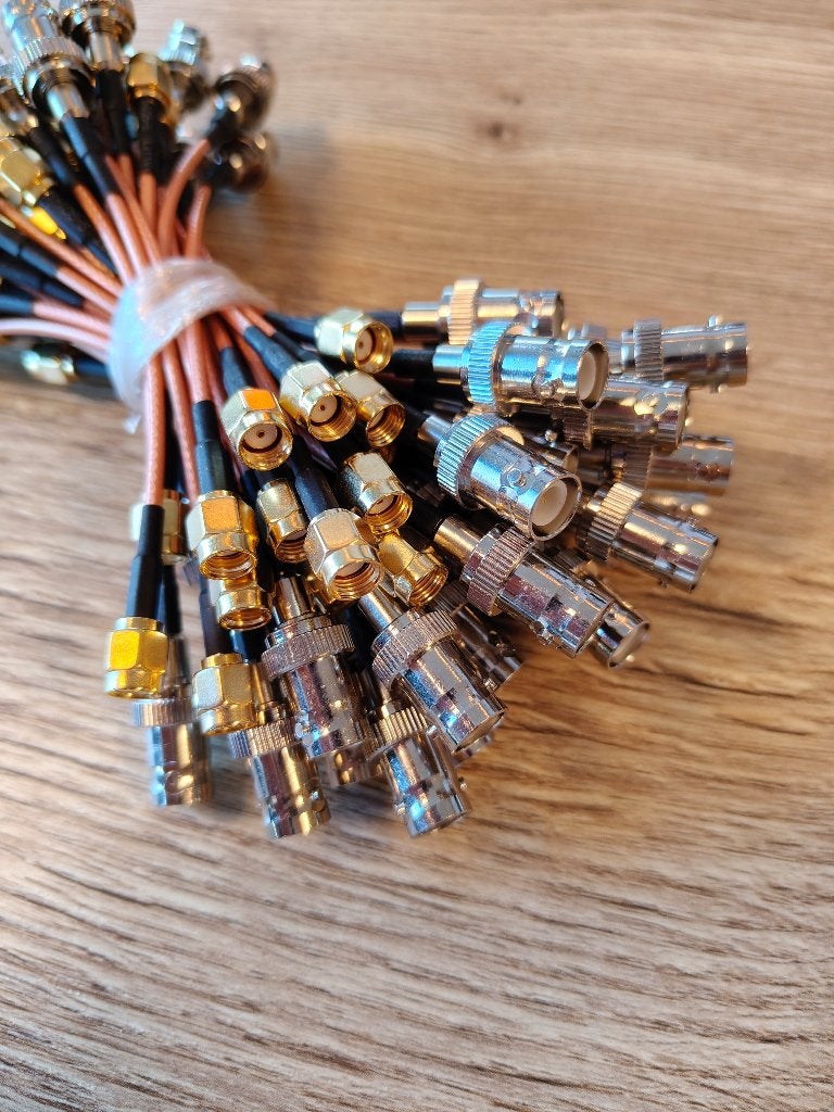 100x BNC naar SMA Coax Adapters / Pigtail Kabels, Ophalen of Verzenden, Nieuw, Toebehoren