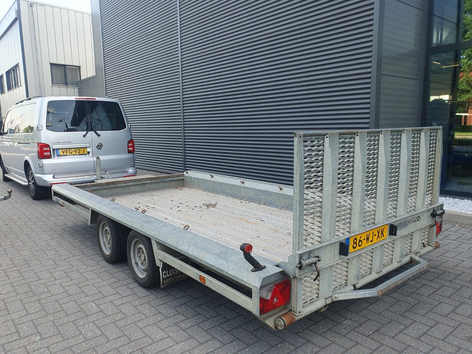Hulco terrax 3 ton 4x180 verlaagd bj 2013 nu 2750ex, Ophalen of Verzenden