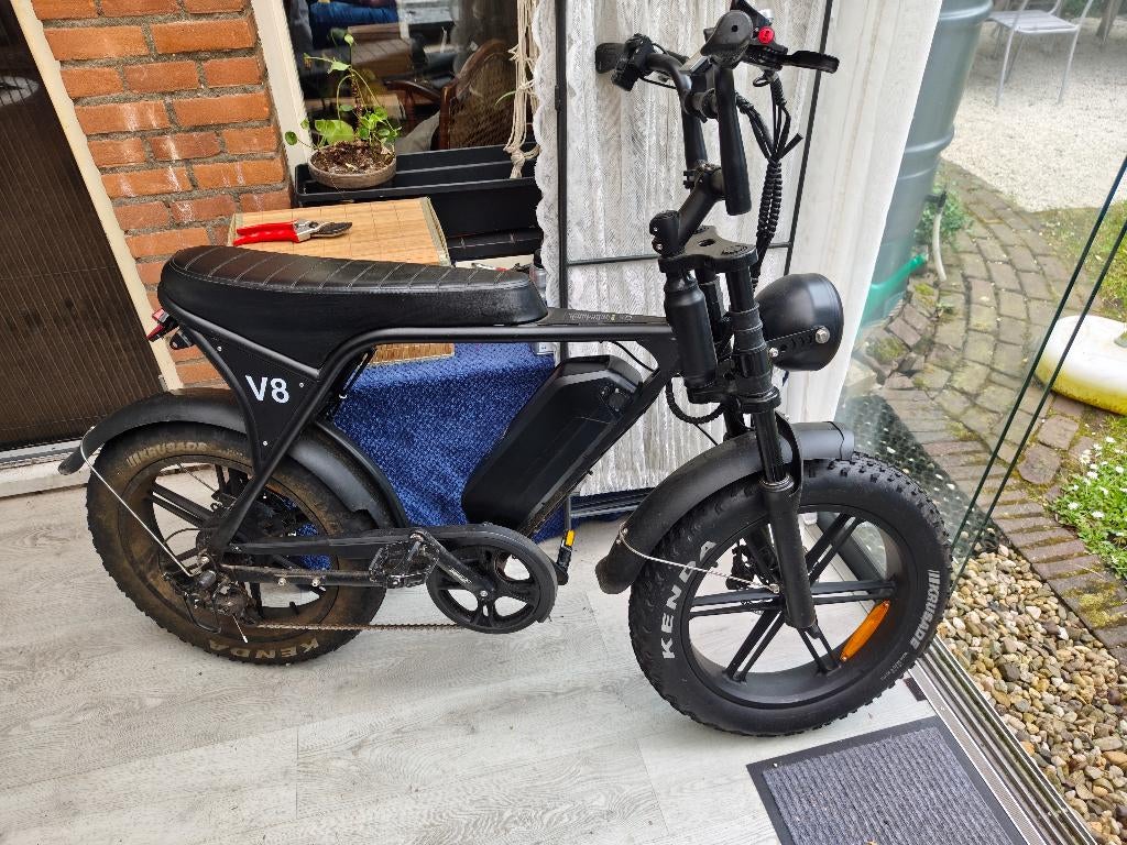 OUXI V8 Fatbike - inclusief batterij en accessoires, Zo goed als nieuw, 51 tot 55 cm, 30 tot 50 km per accu, Ophalen