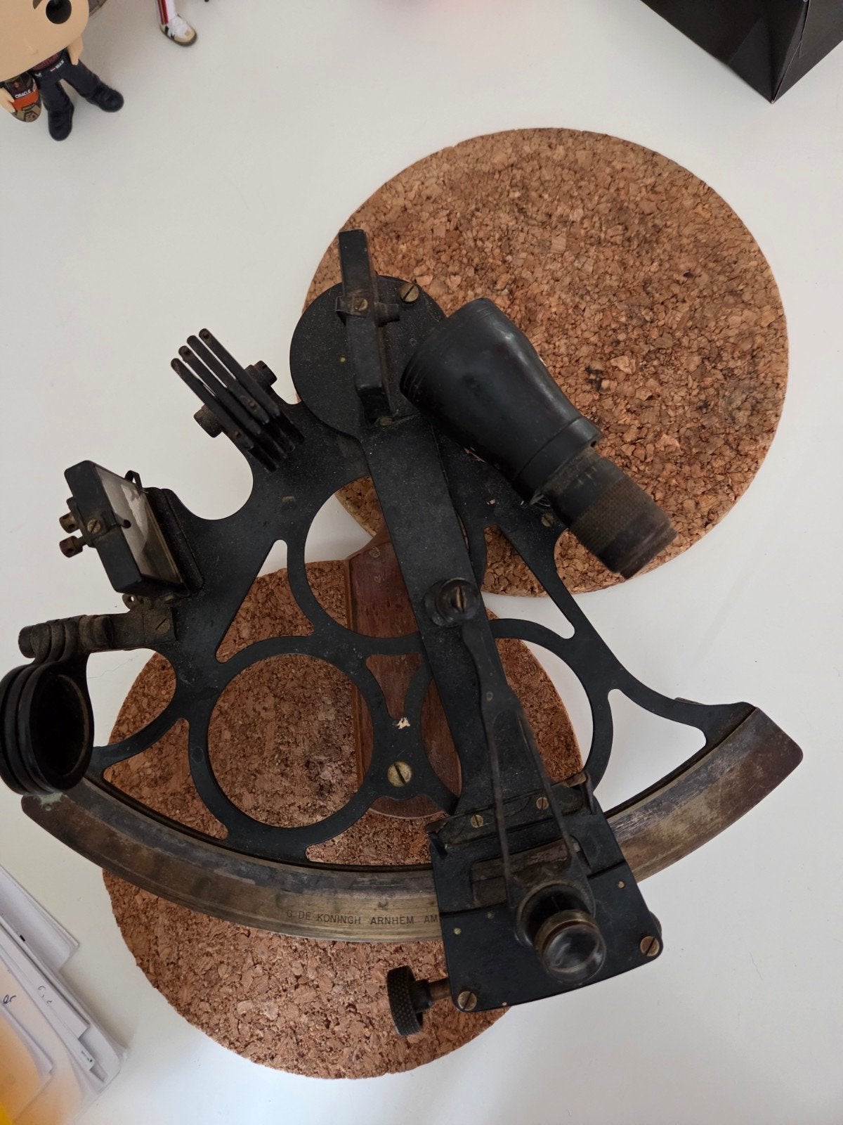 Antieke/Vintage Maritieme Sextant – G. de Koningh (Arnhem-Am, Ophalen