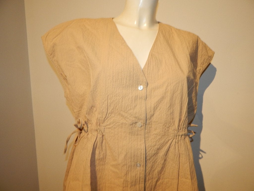 Elvine aparte blouse koortjes strikjes baggy oversized S/M, Verzenden, Beige, Elvine, Zo goed als nieuw