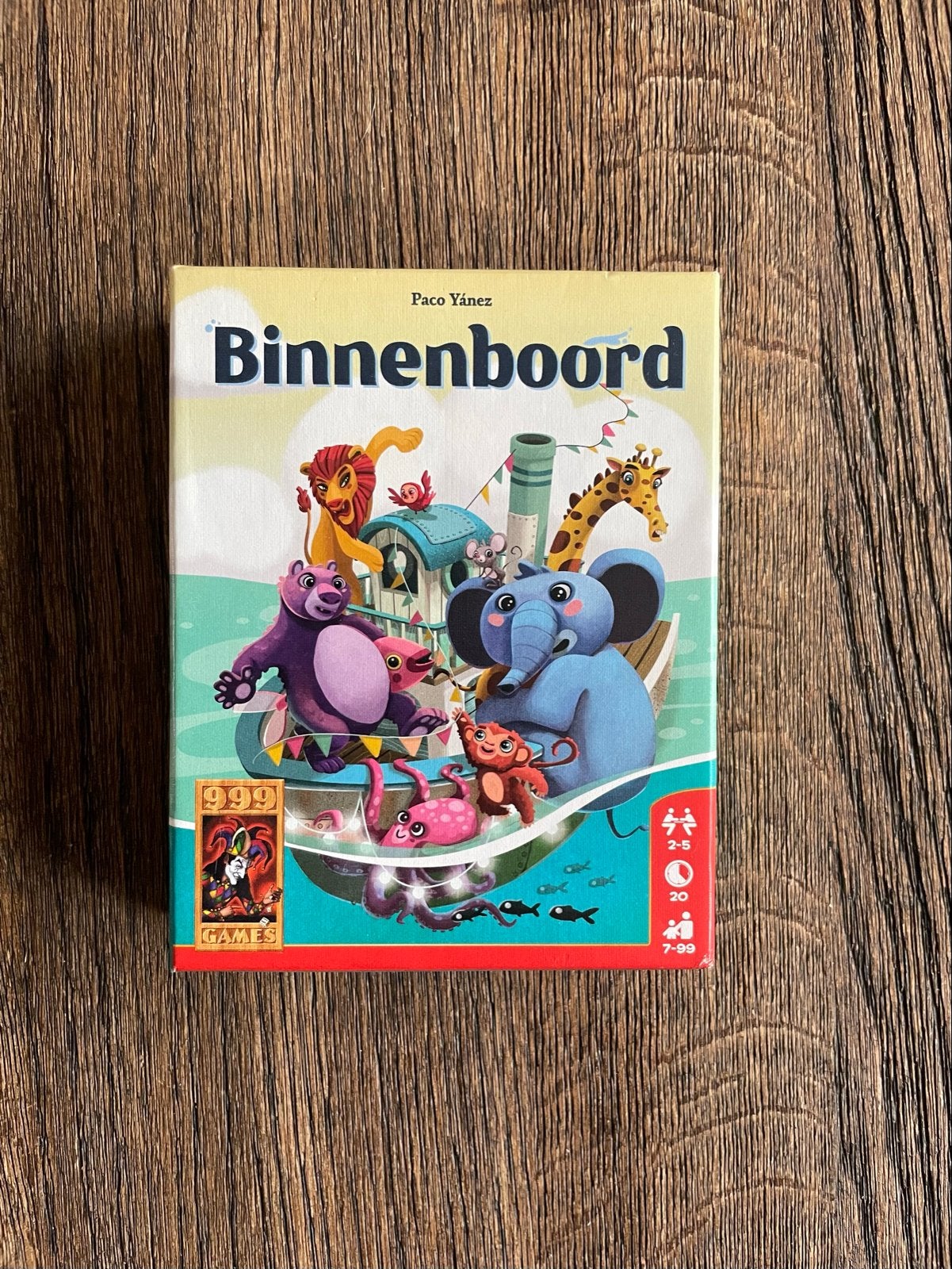 Binnenboord (ongespeeld), Drie of vier spelers, Ophalen of Verzenden, Nieuw, 999 Games