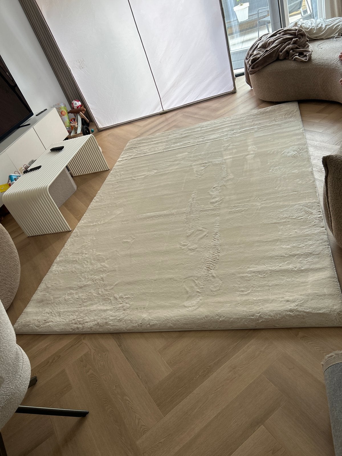 Nieuw Vloerkleed - 200x290 cm, Huis en Inrichting, Beige, Nieuw, Ophalen of Verzenden, 200 cm of meer