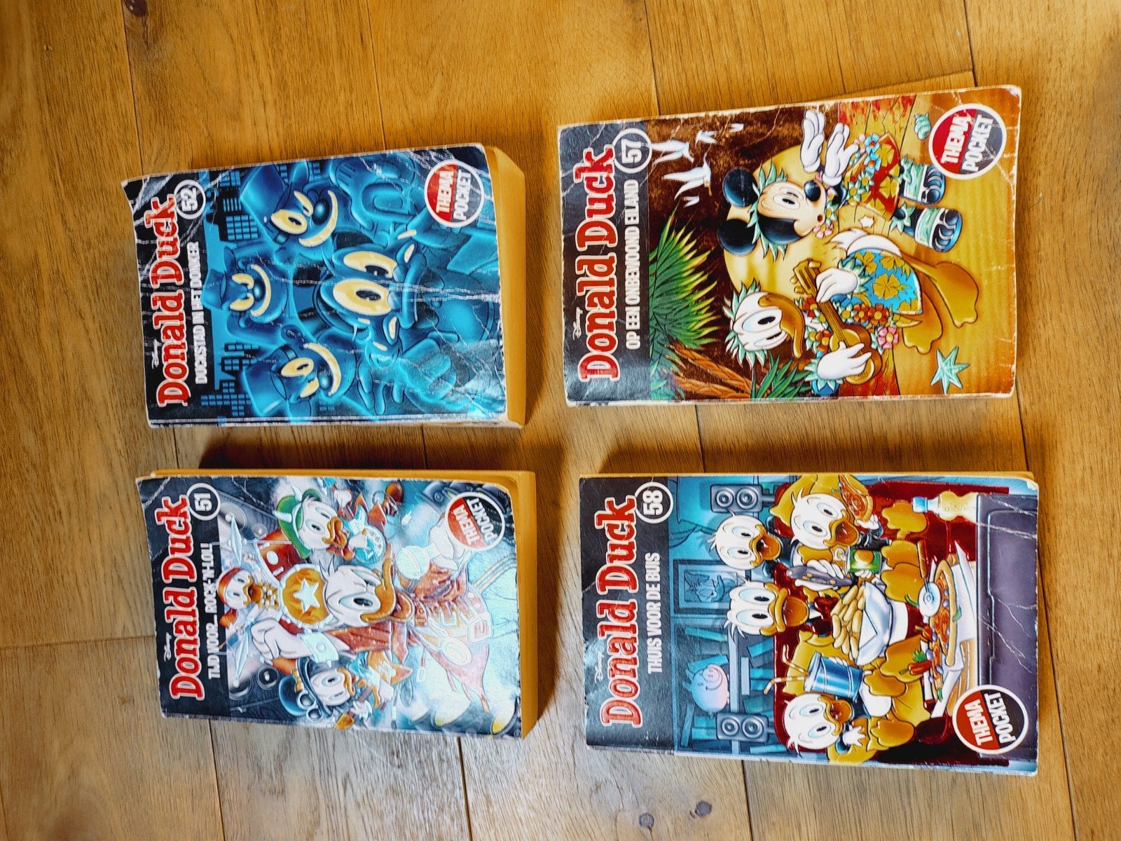 set Thema Pockets Donald Duck, Meerdere stripboeken, Ophalen of Verzenden, Gelezen