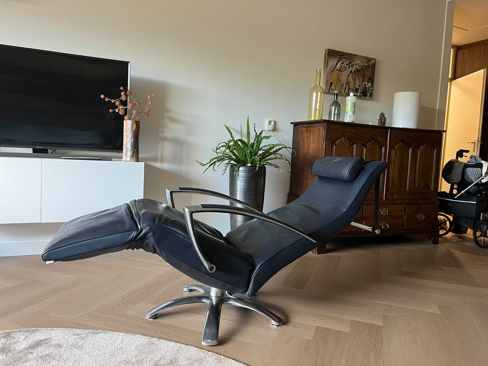Jori Brainbuilder relaxfauteuill, Huis en Inrichting, Ophalen, Gebruikt, Leer, 50 tot 75 cm