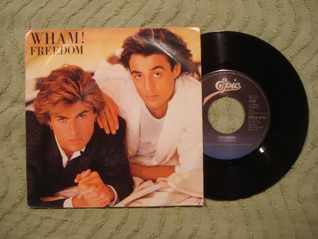Wham! 7" Vinyl Single: ‘Freedom’ (Nederland), Cd's en Dvd's, Vinyl Singles, Zo goed als nieuw, Pop, Ophalen of Verzenden