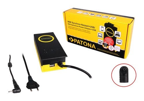 90W Synchron Adapter 3x1,1x10mm 19V incl. USB Output 2,1A, Verzenden, Nieuw