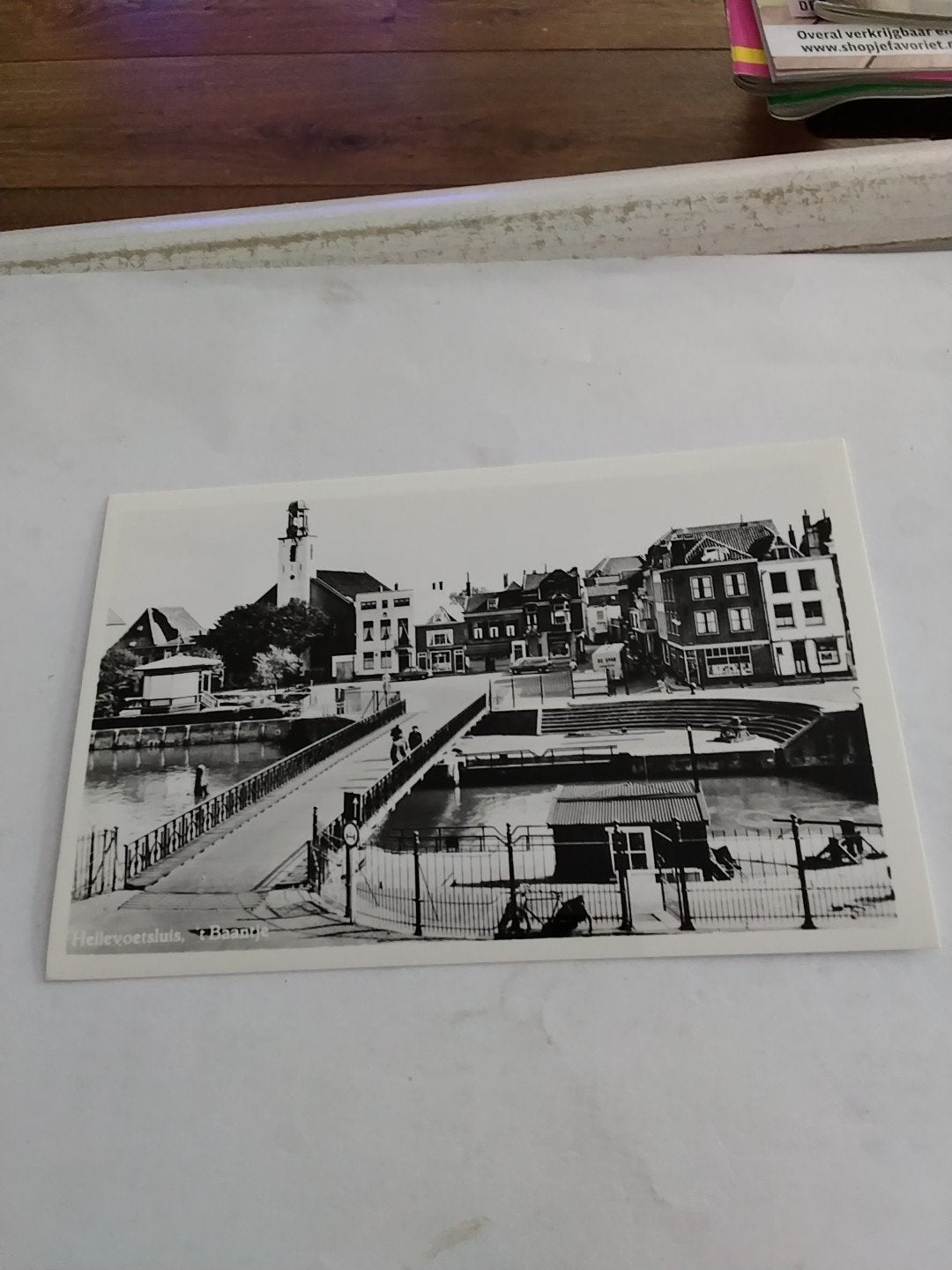 Oude Ansichtkaart Hellevoetsluis, 't Baantje, Verzamelen, Ophalen of Verzenden, Voor 1920, Ongelopen, Zuid-Holland