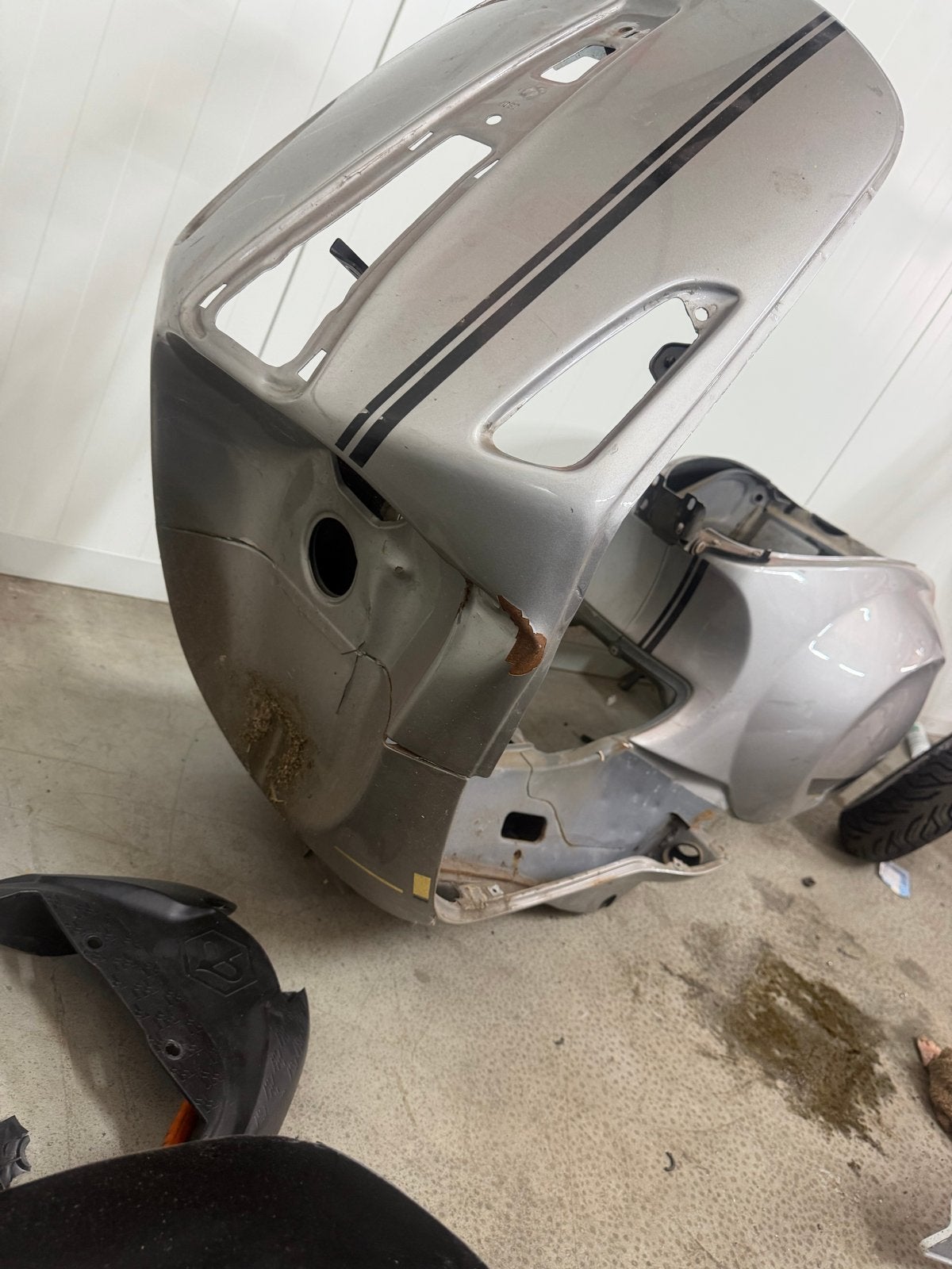 Vespa frame/onderdelen zip te koop: cilinder, blok, uitlaat, Ophalen of Verzenden, Gebruikt, Overige typen, Vespa