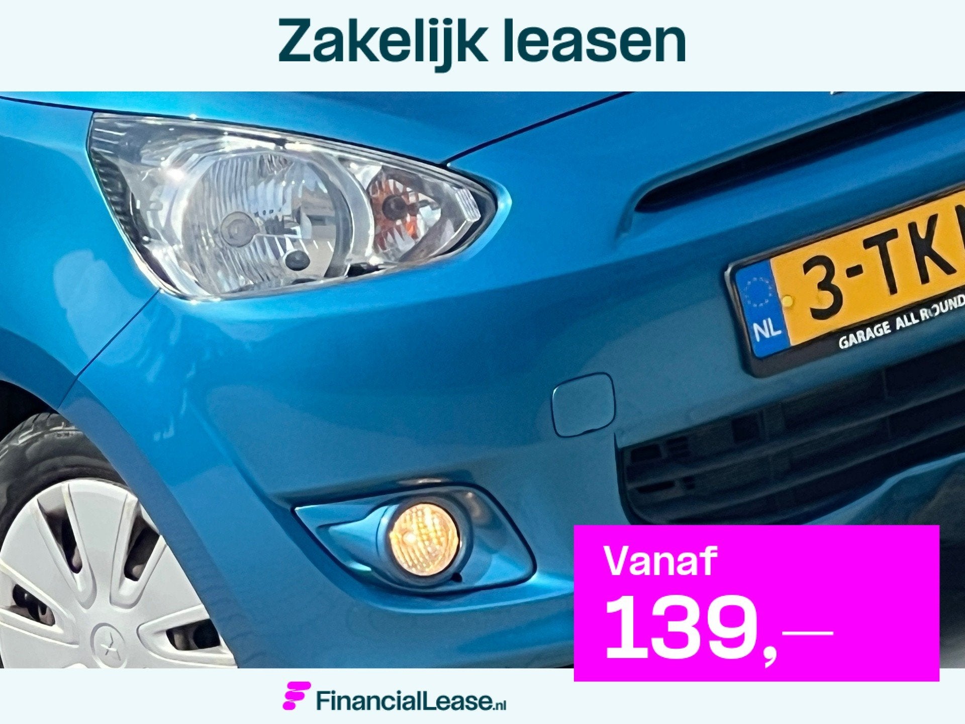 Mitsubishi Space Star 1.0 Inform| Cerulean Blue Mica | Airco, Voorwielaandrijving, Euro 5, Stof, Gebruikt