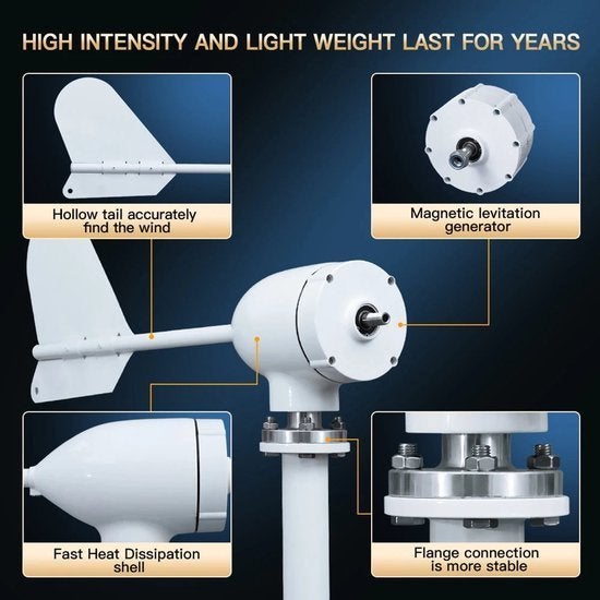 Windturbine - Windmolen - Windturbine Generator - Windenergi, Corvance B.V., Verzenden, Nieuw, Corvancebol@gmail.com