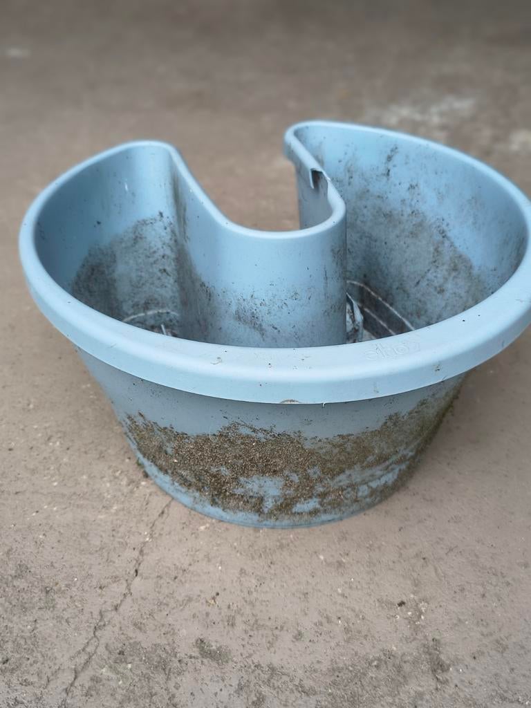 Bloempot voor regenpijp - Elho, Tuin en Terras, Bloembakken en Plantenbakken, Ophalen, Kunststof, Gebruikt, Minder dan 30 cm