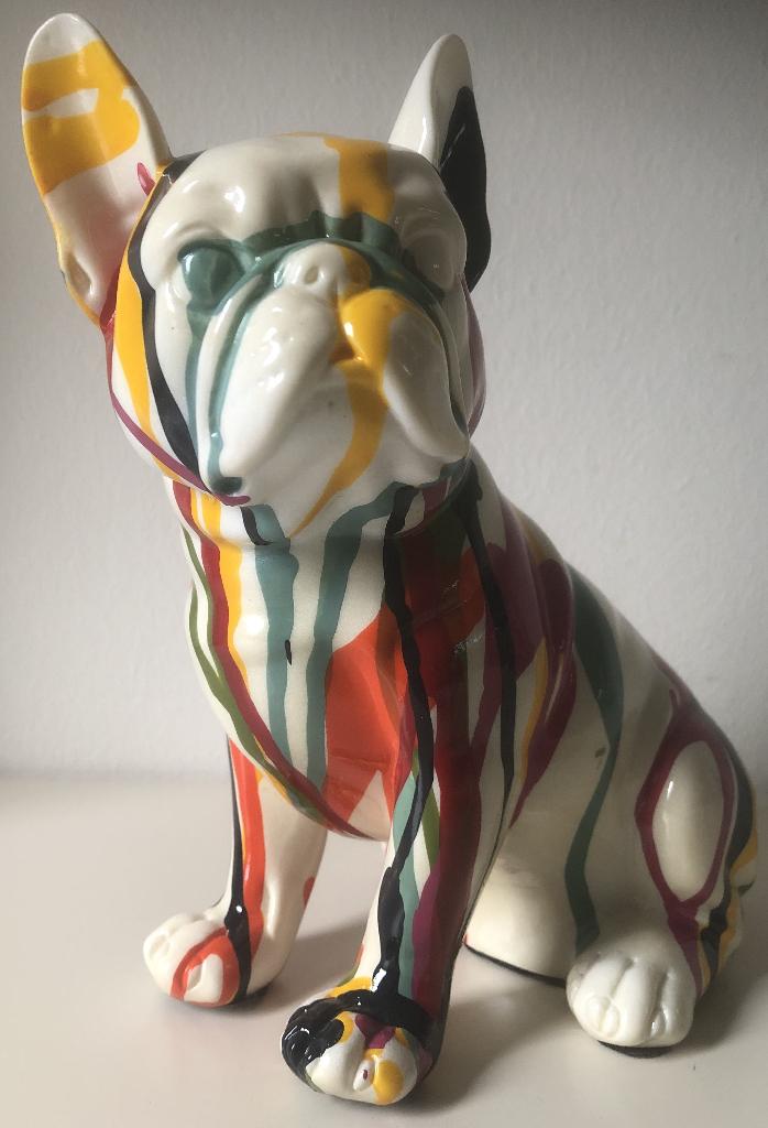 BEELD - BULLDOG - 20 CM HOOG, Verzamelen, Beelden en Beeldjes, Ophalen of Verzenden, Zo goed als nieuw, Dier