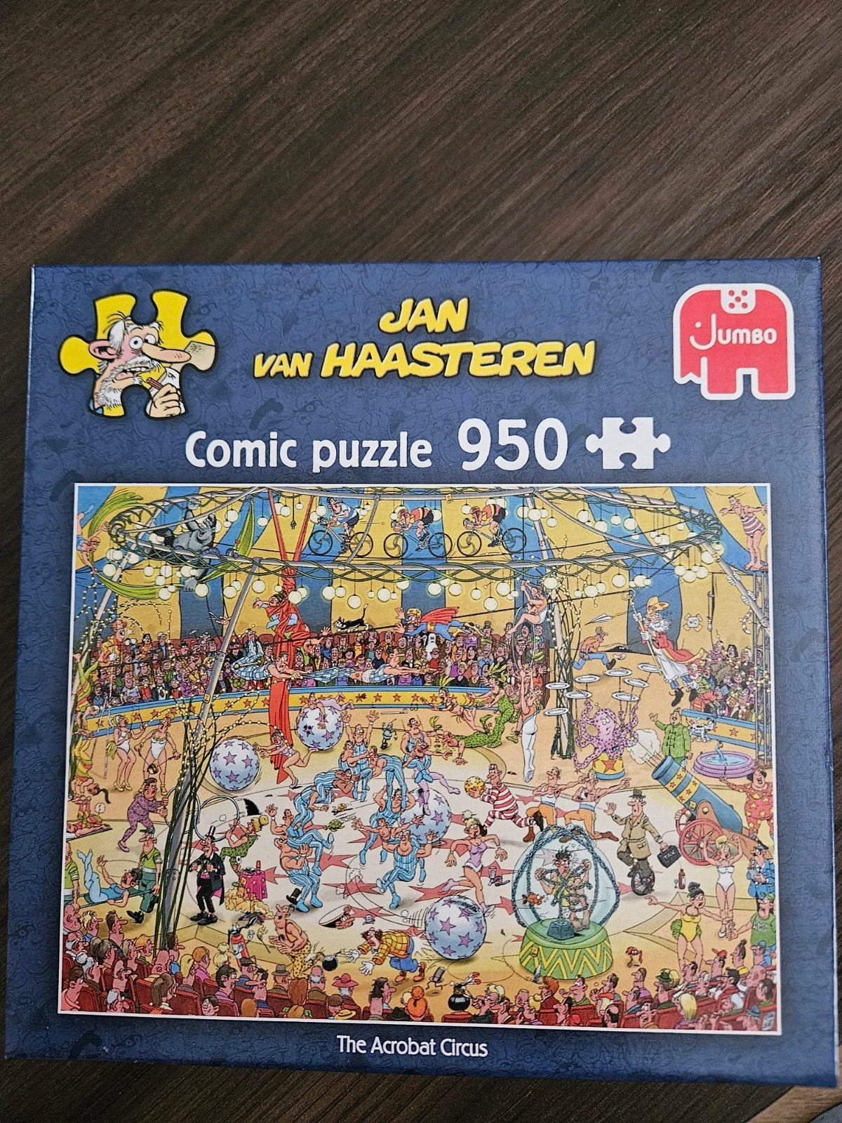 Jan van Haasteren Puzzel - The Acrobat Circus 950 stukj, Ophalen, 500 t/m 1500 stukjes, Zo goed als nieuw, Legpuzzel