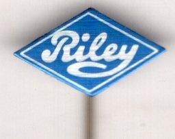 Riley blauw op blik brommer speldje ( C_214 ), Verzenden, Zo goed als nieuw, Transport, Speldje of Pin