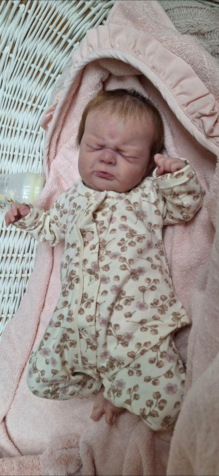 Reborn baby Thomas van Olga Auer met certificaat, Ophalen, Zo goed als nieuw
