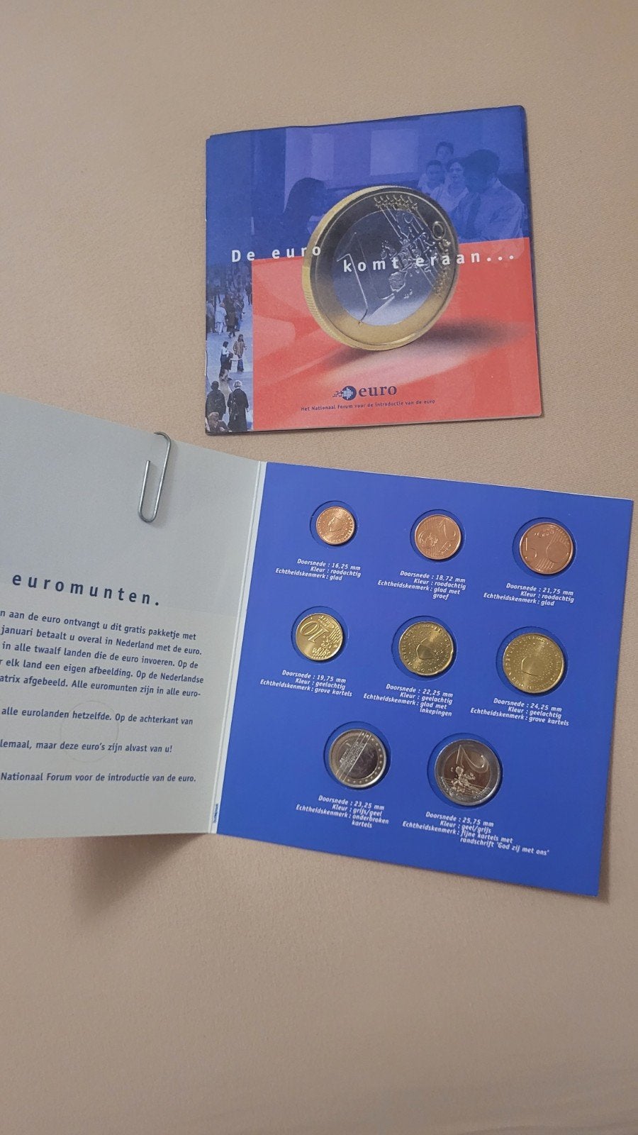 Euro introductie setje - De euro komt eraan, Ophalen of Verzenden, Overige landen, Overige waardes, Setje